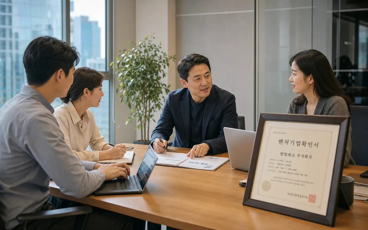 인증·경쟁력 — 한국 임원 회의