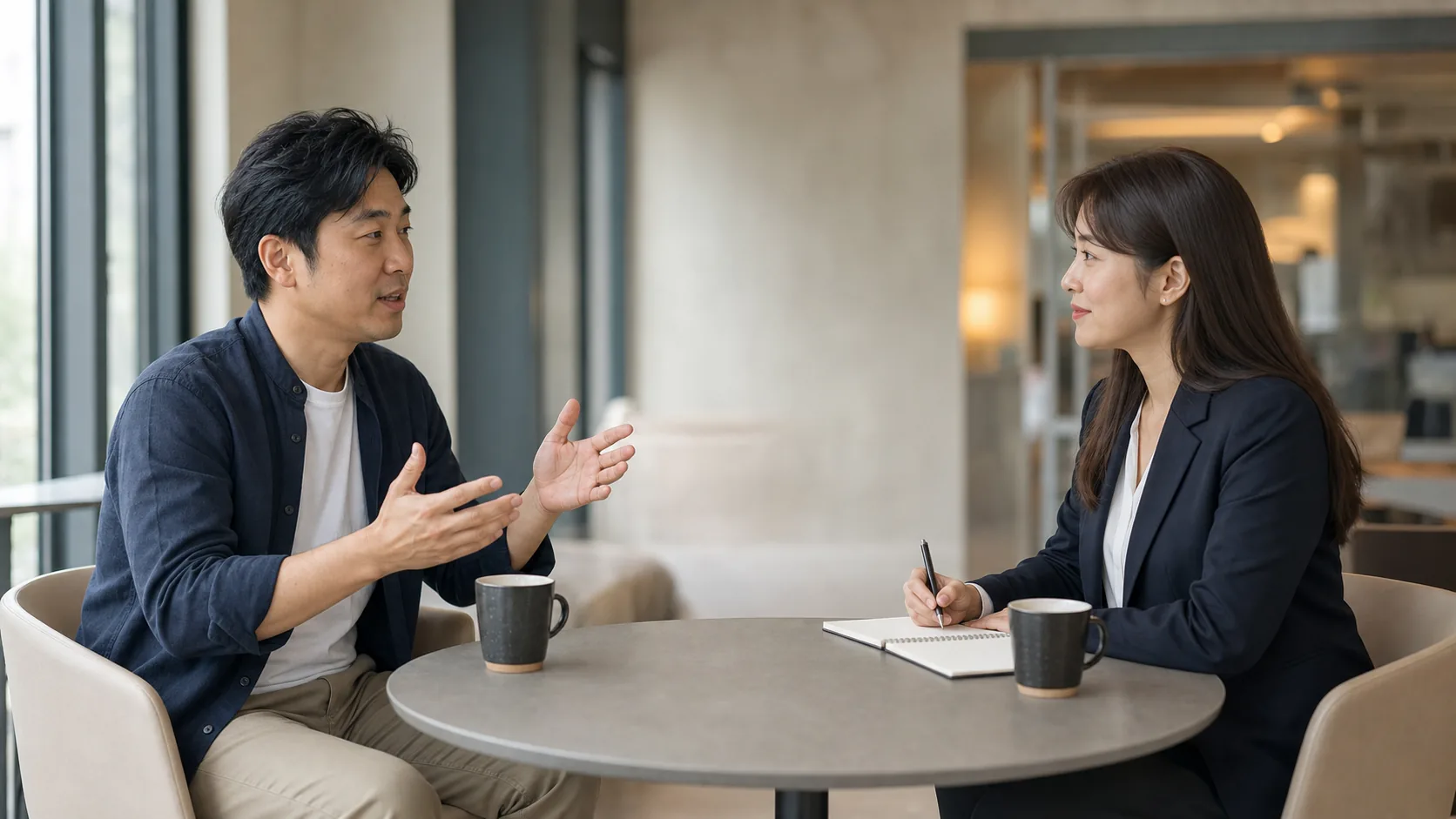 STEP 1 — 사업자님 상황을 알려주는 청취 미팅